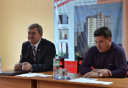 Фото Встреча Анатолия Каминского со строителями СУ-28